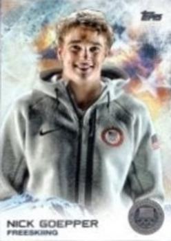 2014 Topps U.S. Olympic & Paralympic Team & Hopefuls - Silver #39 Nick Goepper Front