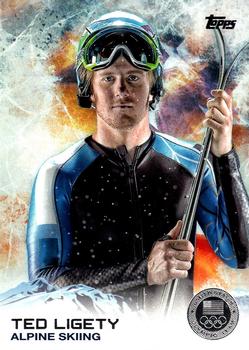 2014 Topps U.S. Olympic & Paralympic Team & Hopefuls - Silver #56 Ted Ligety Front