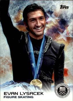2014 Topps U.S. Olympic & Paralympic Team & Hopefuls - Silver #57 Evan Lysacek Front