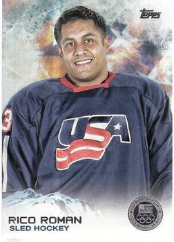 2014 Topps U.S. Olympic & Paralympic Team & Hopefuls - Silver #73 Rico Roman Front