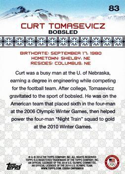 2014 Topps U.S. Olympic & Paralympic Team & Hopefuls - Silver #83 Curt Tomasevicz Back