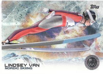 2014 Topps U.S. Olympic & Paralympic Team & Hopefuls - Silver #86 Lindsey Van Front
