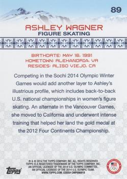 2014 Topps U.S. Olympic & Paralympic Team & Hopefuls - Silver #89 Ashley Wagner Back