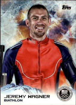 2014 Topps U.S. Olympic & Paralympic Team & Hopefuls - Silver #90 Jeremy Wagner Front