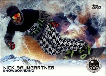 2014 Topps U.S. Olympic & Paralympic Team & Hopefuls - Silver #100 Nick Baumgartner Front
