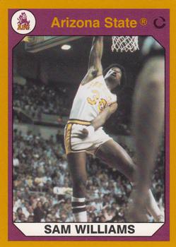 1990-91 Collegiate Collection Arizona State Sun Devils #4 Sam Williams Front