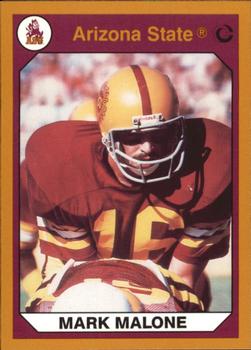 1990-91 Collegiate Collection Arizona State Sun Devils #17 Mark Malone Front