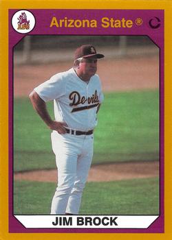 1990-91 Collegiate Collection Arizona State Sun Devils #20 Jim Brock Front