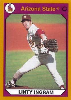 1990-91 Collegiate Collection Arizona State Sun Devils #21 Linty Ingram Front