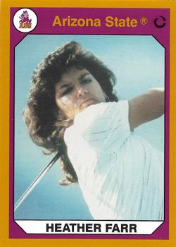1990-91 Collegiate Collection Arizona State Sun Devils #63 Heather Farr Front