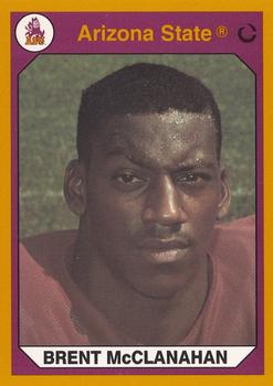 1990-91 Collegiate Collection Arizona State Sun Devils #79 Brent McClanahan Front