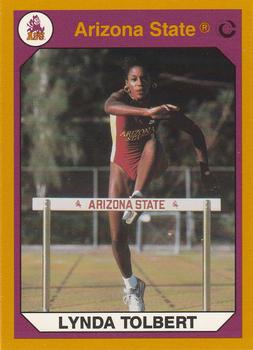 1990-91 Collegiate Collection Arizona State Sun Devils #114 Lynda Tolbert Front