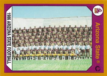1990-91 Collegiate Collection Arizona State Sun Devils #123 1986 Arizona State Football Front