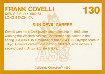 1990-91 Collegiate Collection Arizona State Sun Devils #130 Frank Covelli Back