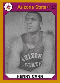 1990-91 Collegiate Collection Arizona State Sun Devils #145 Henry Carr Front