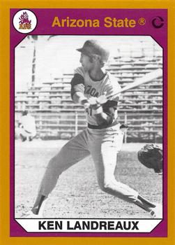 1990-91 Collegiate Collection Arizona State Sun Devils #153 Ken Landreaux Front