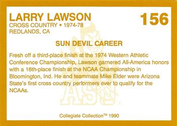 1990-91 Collegiate Collection Arizona State Sun Devils #156 Larry Lawson Back