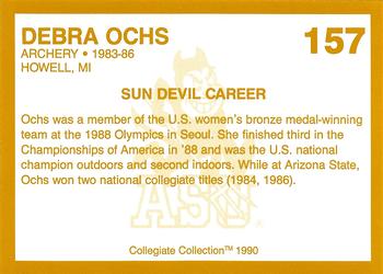 1990-91 Collegiate Collection Arizona State Sun Devils #157 Debbie Ochs Back