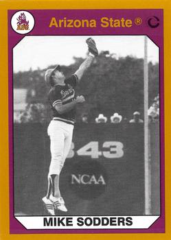 1990-91 Collegiate Collection Arizona State Sun Devils #159 Mike Sodders Front