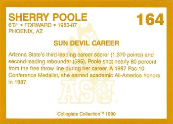 1990-91 Collegiate Collection Arizona State Sun Devils #164 Sherry Poole Back