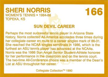 1990-91 Collegiate Collection Arizona State Sun Devils #166 Sherri Norris Back