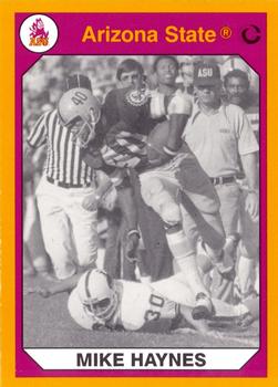 1990-91 Collegiate Collection Arizona State Sun Devils #174 Mike Haynes Front