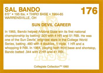 1990-91 Collegiate Collection Arizona State Sun Devils #176 Sal Bando Back
