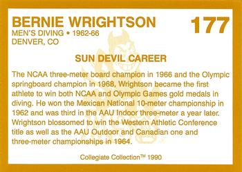 1990-91 Collegiate Collection Arizona State Sun Devils #177 Bernie Wrightson Back