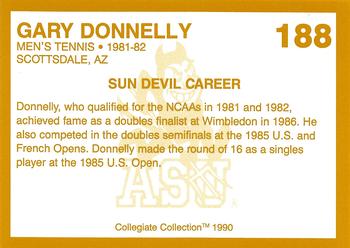 1990-91 Collegiate Collection Arizona State Sun Devils #188 Gary Donnelly Back