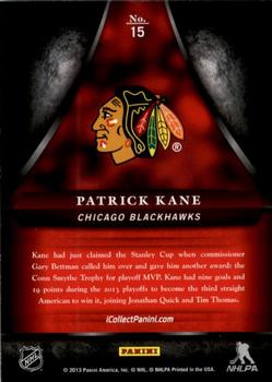 2013 Panini Black Friday #15 Patrick Kane Back