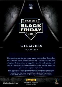 2013 Panini Black Friday #45 Wil Myers Back