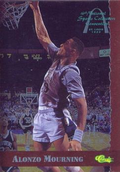 1995 Classic National #NC14 Alonzo Mourning Front