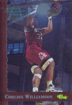 1995 Classic National #NC19 Corliss Williamson Front