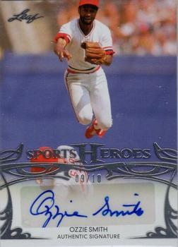2013 Leaf Sports Heroes - Silver #BA-OS1 Ozzie Smith Front