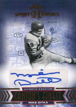 2013 Leaf Sports Heroes - Canton's Finest Autographs #CF-MD Mike Ditka Front