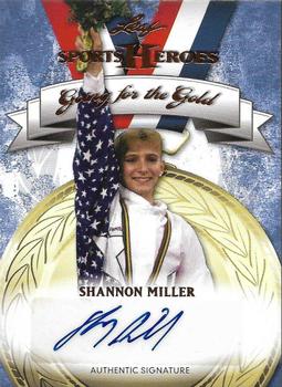 2013 Leaf Sports Heroes - Going for the Gold Autographs #GG-SM Shannon Miller Front