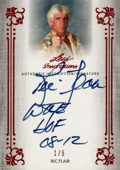 2013 Leaf Sports Heroes - Inscriptions Autographs Red #RF Ric Flair Front