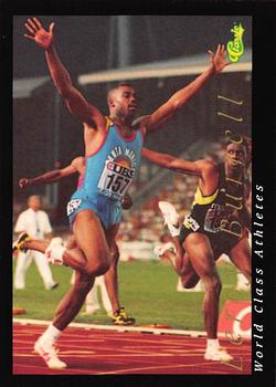 1992 Classic World Class Athletes #14 Leroy Burrell Front