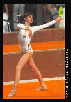 1992 Classic World Class Athletes #27 Nadia Comaneci Front