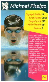 2011 Top Trumps Olympic Legends #NNO Michael Phelps Front