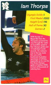 2011 Top Trumps Olympic Legends #NNO Ian Thorpe Front