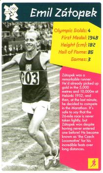 2011 Top Trumps Olympic Legends #NNO Emil Zatopek Front