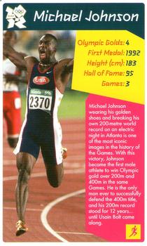 2011 Top Trumps Olympic Legends #NNO Michael Johnson Front