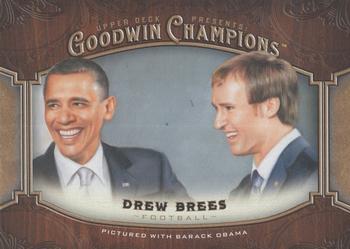 2014 Upper Deck Goodwin Champions #76 Drew Brees Front