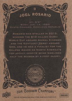 2014 Upper Deck Goodwin Champions #9 Joel Rosario Back