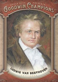 2014 Upper Deck Goodwin Champions #141 Ludwig van Beethoven Front