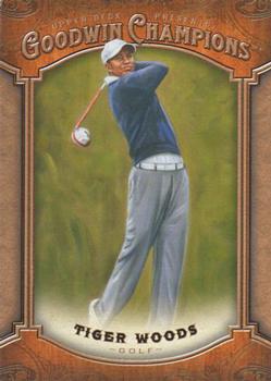 2014 Upper Deck Goodwin Champions #100 Tiger Woods Front