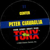 1993 Classic Four Sport - Tonx #11 Peter Ciavaglia Back