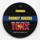 1993 Classic Four Sport - Tonx #36 Rodney Rogers Back
