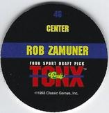 1993 Classic Four Sport - Tonx #46 Rob Zamuner Back